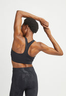 RÖHNISCH Essential Zip Sportsbra Black BHs RÖHNISCH