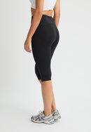 RÖHNISCH Flattering High Waist Capri Tights Black Trainingshosen & Jogginghosen RÖHNISCH