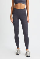 RÖHNISCH Logo Effect High Waist Tights Black Logo Emboss Trainingshosen & Jogginghosen RÖHNISCH