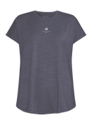 RÖHNISCH Motion Loose Tee Trainingsshirts RÖHNISCH Dk Grey Plum XS