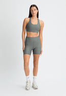 RÖHNISCH Ribbed R Bike HW Tights Black Trainingshosen & Jogginghosen RÖHNISCH