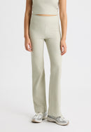 RÖHNISCH Ribbed R Flare HW Tight Black Trainingshosen & Jogginghosen RÖHNISCH