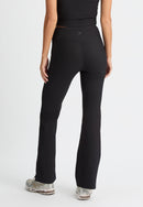 RÖHNISCH Ribbed R Flare HW Tight Black Trainingshosen & Jogginghosen RÖHNISCH