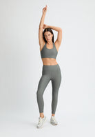 RÖHNISCH Ribbed R HW Tights Gunmetal Trainingshosen & Jogginghosen RÖHNISCH