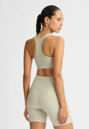 RÖHNISCH Ribbed R Sportsbra Black Trainingsshirts RÖHNISCH Agate Gray XS