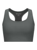 RÖHNISCH Ribbed R Sportsbra Black Trainingsshirts RÖHNISCH Gunmetal XS