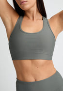 RÖHNISCH Ribbed R Sportsbra Black Trainingsshirts RÖHNISCH