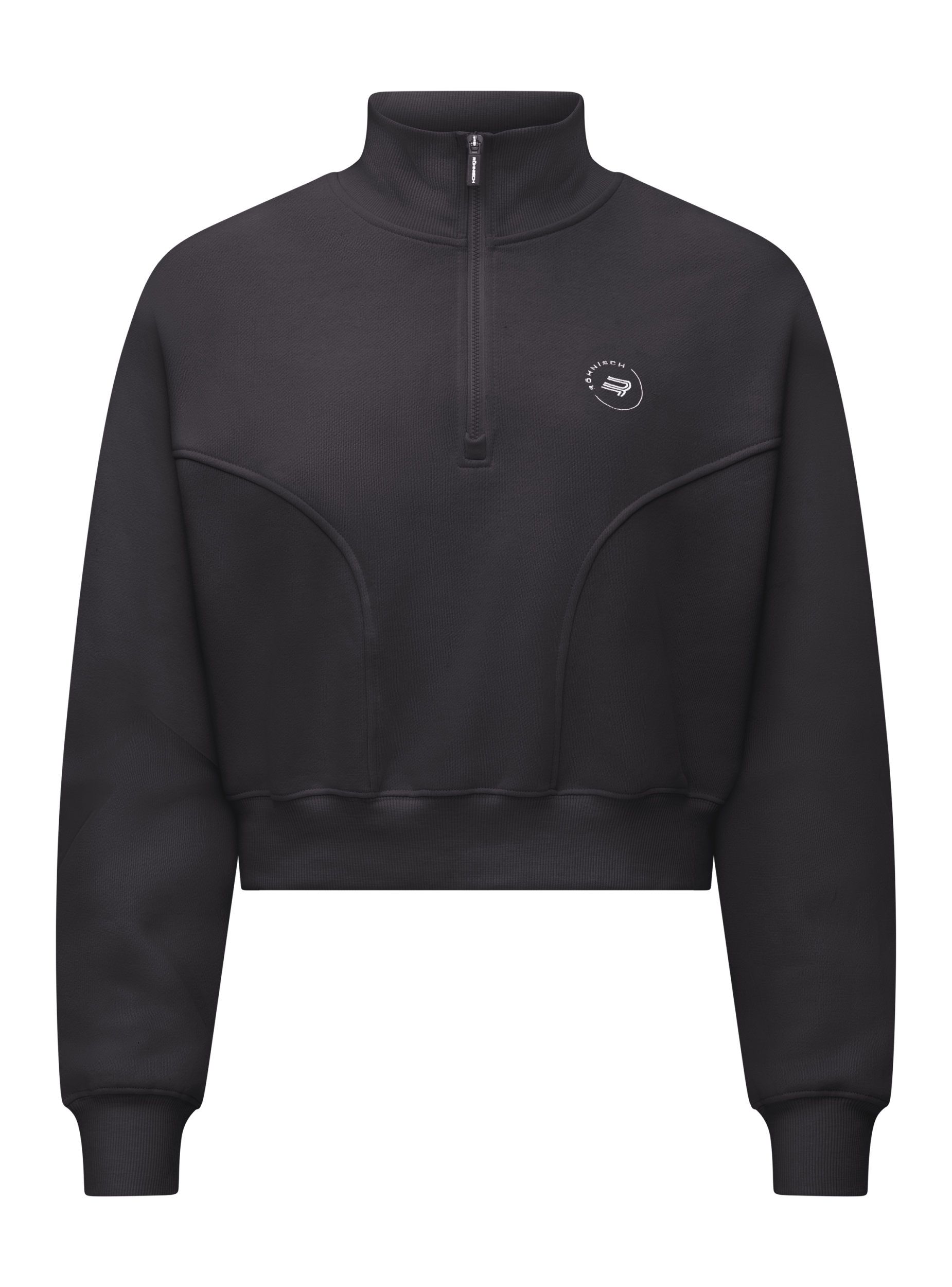 RÖHNISCH Soft Sweat Half Zip Light Gray Trainingsshirts RÖHNISCH Obsidian Black XS