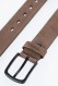 REELL All Black Buckle Belt Gürtel REELL Cappuccino S/M