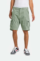 REELL City Cargo Short Freizeithosen REELL Baby Cord Aqua Grey 30