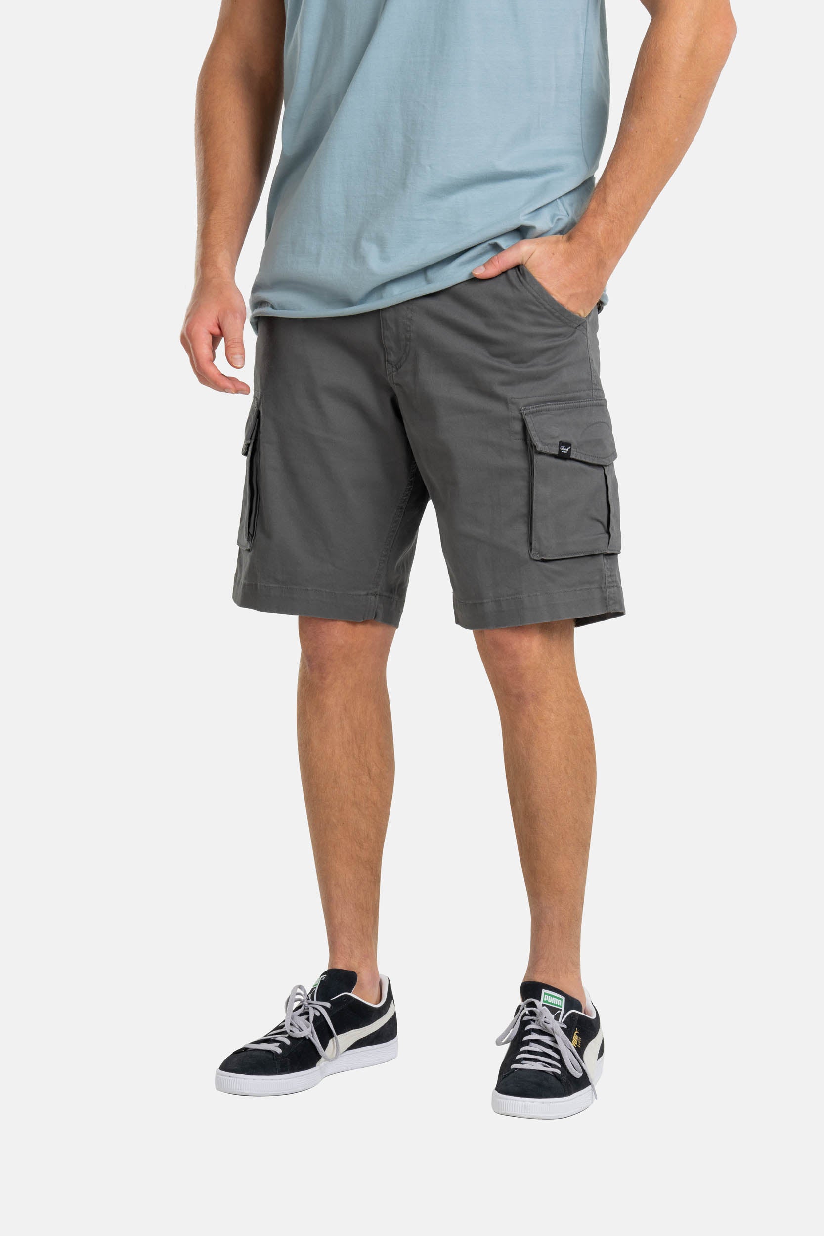 REELL City Cargo Short ST Freizeithosen REELL Vulcan Grey 30