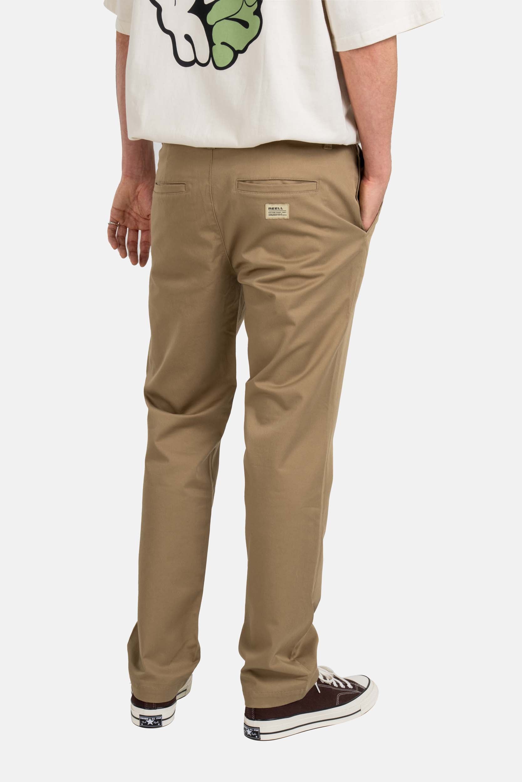 REELL Metro Flex Chino Freizeithosen REELL Dark Sand 30/32