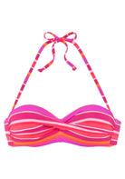 S.OLIVER ACTIVE Bügel-Bandeau-Top B Bikini S.OLIVER ACTIVE pink print 34/B
