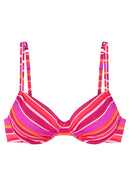 S.OLIVER ACTIVE Bügel-Top D Bikini S.OLIVER ACTIVE pink print 38/D