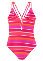 S.OLIVER ACTIVE Badeanzug Badeanzug S.OLIVER ACTIVE pink print 36