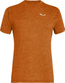 SALEWA PUEZ MELANGE DRY M S/S TEE Wandershirts /-hemden SALEWA 4536 burnt orange melange L