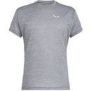 SALEWA PUEZ MELANGE DRY M S/S TEE Wandershirts /-hemden SALEWA 0538 quiet shade melange S