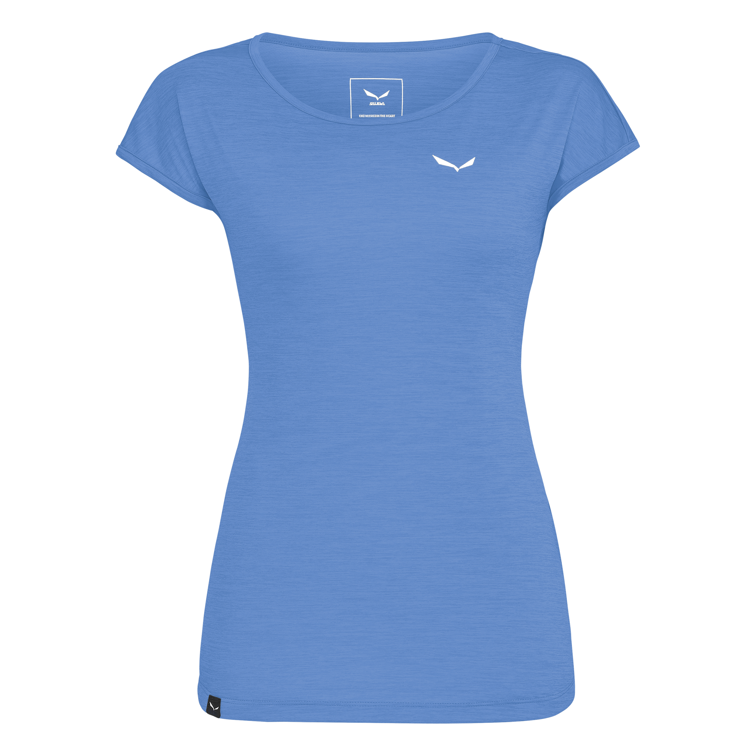 SALEWA PUEZ MELANGE DRY W S/S TEE Wandershirts /-hemden SALEWA morning blue melange 36