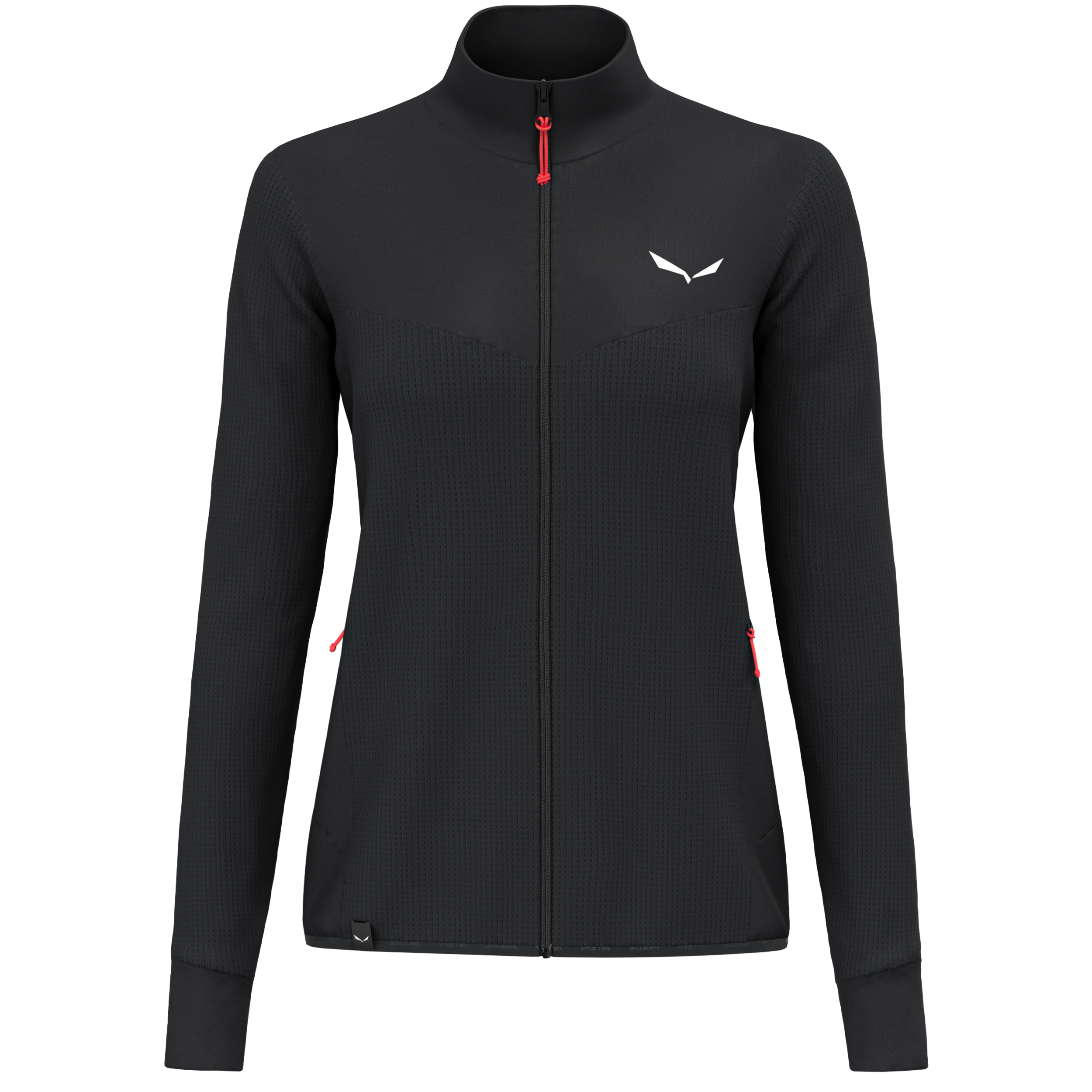 SALEWA PUEZ WAFFLE HYB PL JACKET W Fleecejacken & Pullover SALEWA black out 36