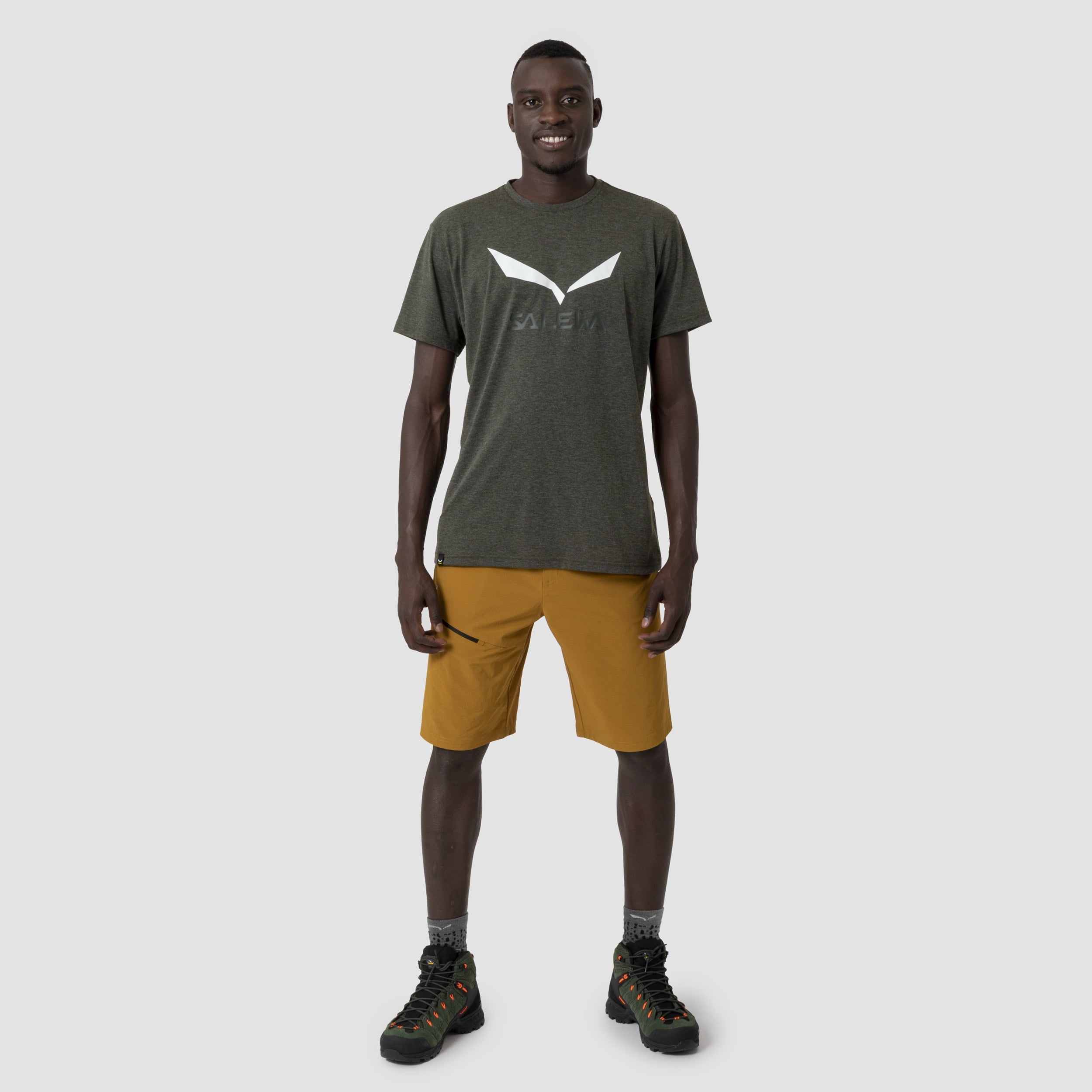 SALEWA SOLIDLOGO DRY M T-SHIRT. Wandershirts /-hemden SALEWA