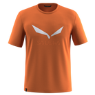 SALEWA SOLIDLOGO DRY M T-SHIRT. Wandershirts /-hemden SALEWA burnt orange S
