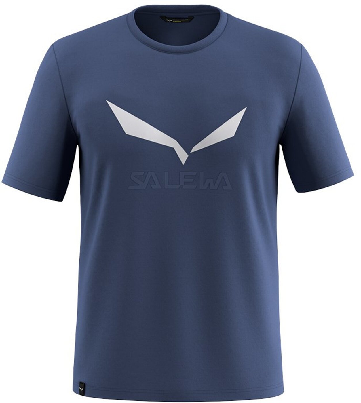 SALEWA SOLIDLOGO DRY M T-SHIRT. Wandershirts /-hemden SALEWA dark denim S