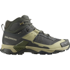 SALOMON SHOES X ULTRA 5 MID GTX Peat/Gray Green Multifunktionsschuhe SALOMON Black 44