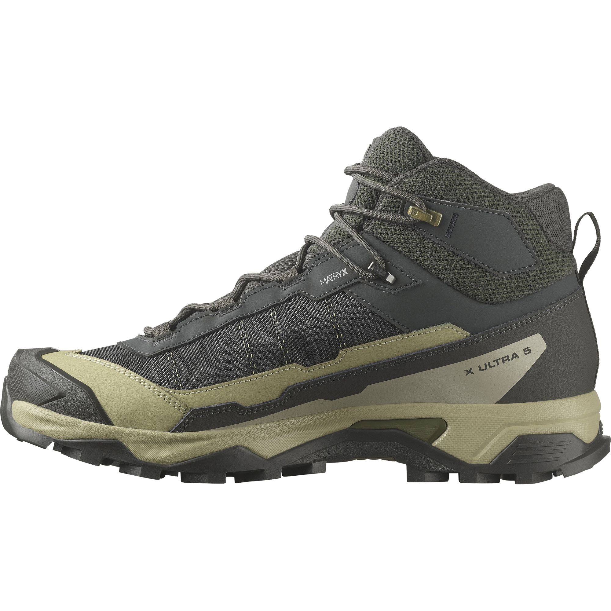 SALOMON SHOES X ULTRA 5 MID GTX Peat/Gray Green Multifunktionsschuhe SALOMON