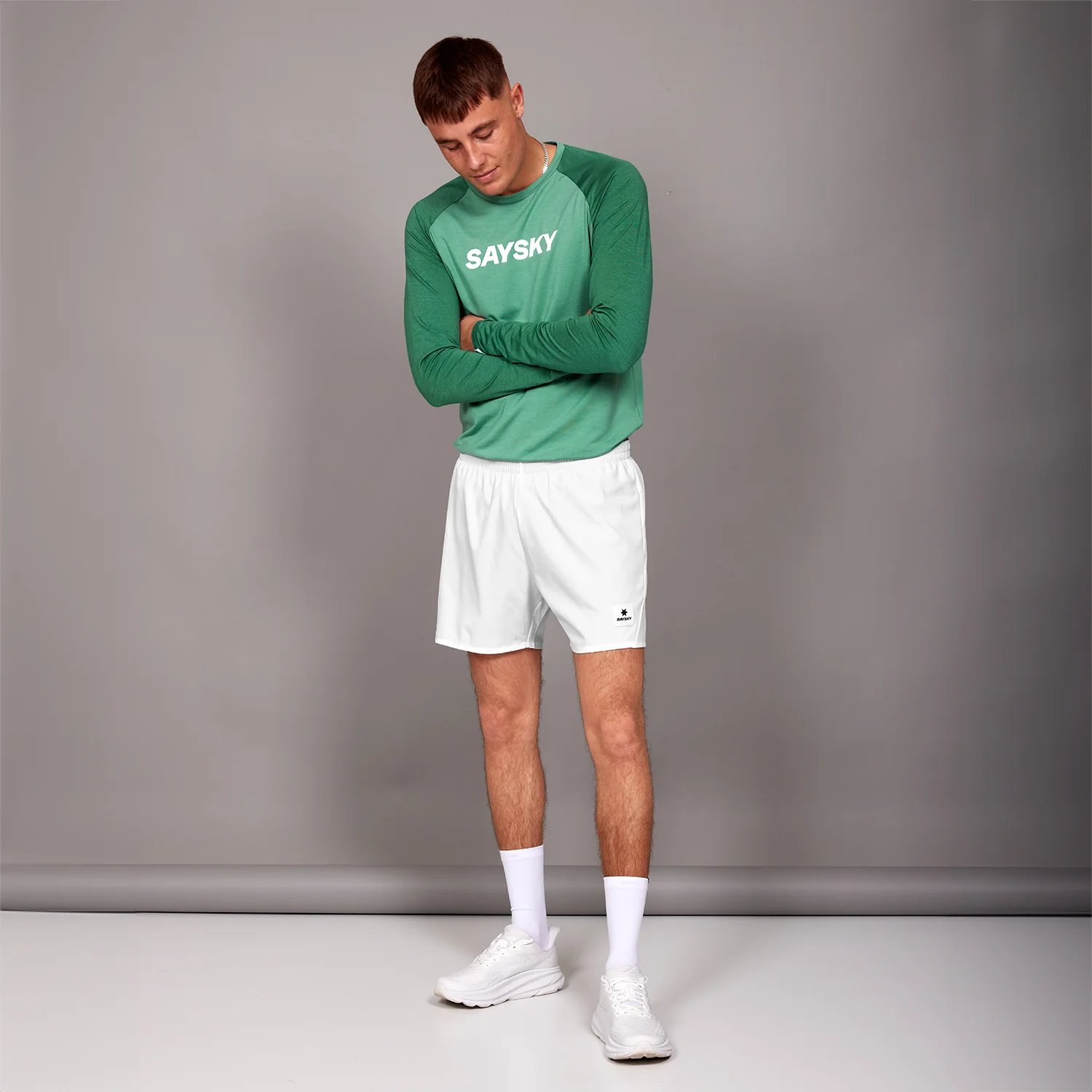 SAYSKY Pace Shorts 5" Laufhosen SAYSKY WHITE S