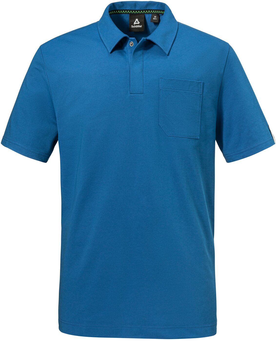 SCHÖFFEL Polo Shirt Style Serenio MEN Wandershirts /-hemden SCHÖFFEL cornflower blue 48
