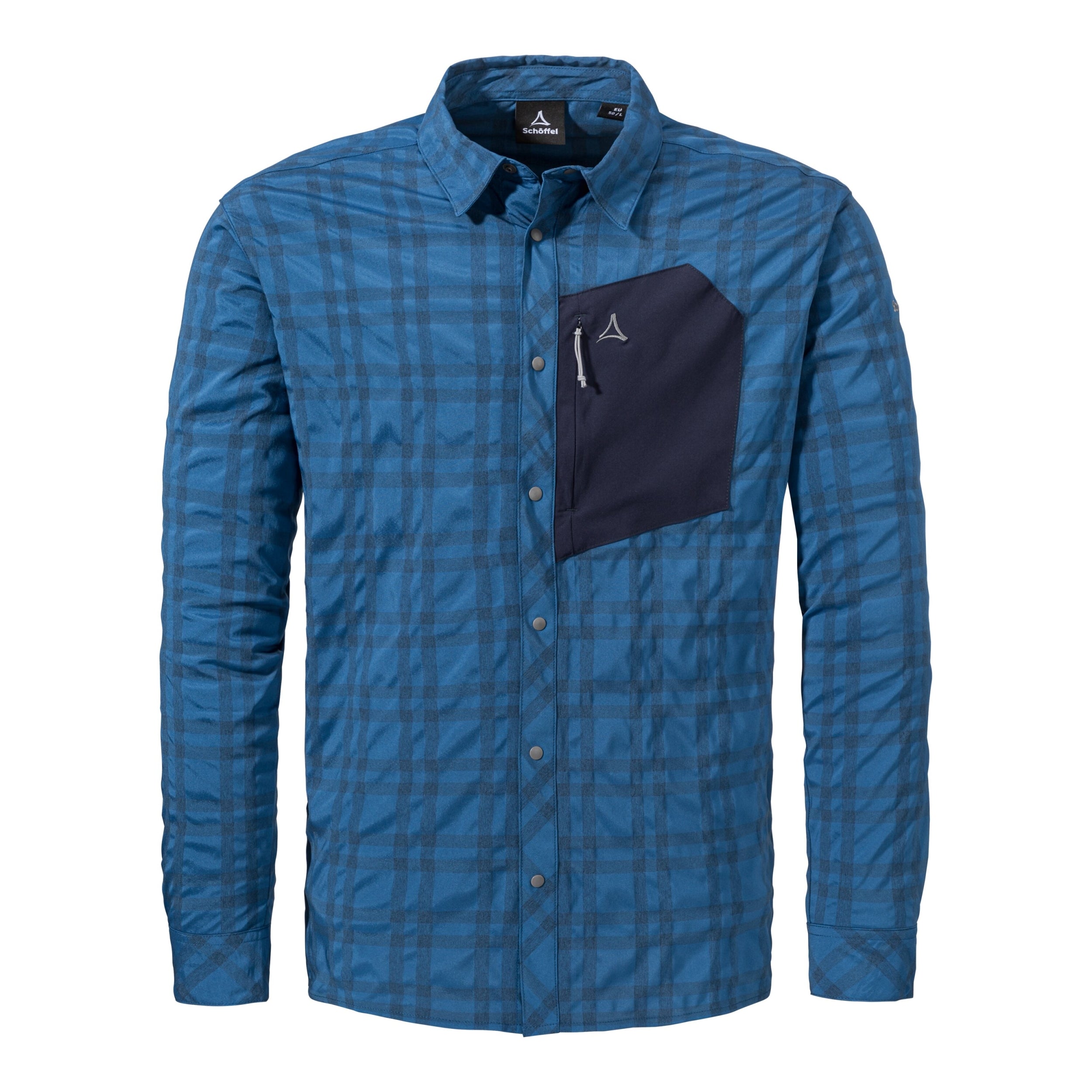 SCHÖFFEL Shirt Style Dynkur MNS cornflower blue Wandershirts /-hemden SCHÖFFEL cornflower blue 48