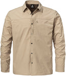 SCHÖFFEL Shirt Style Maghera MEN Wandershirts /-hemden SCHÖFFEL brandon beige 48