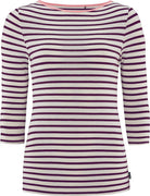 SCHNEIDER SPORTSWEAR KIMBERLEYW-3/4-SHIRT Trainingsshirts SCHNEIDER SPORTSWEAR 1049 off-white/plum 40
