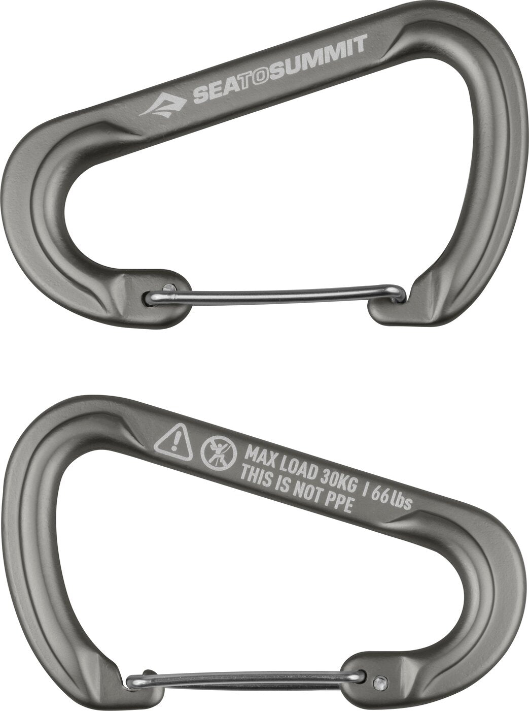 SEA TO SUMMIT Accessory Carabiner Large Set 2pcs Fußballzubehör SEA TO SUMMIT TI Titanium- -