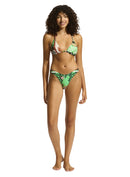 SEAFOLLY ATLANTIS Reversible Longline Slide Bikini SEAFOLLY Ecru Ecru 36