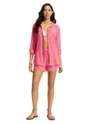 SEAFOLLY Breeze Beach Shirt SEAFOLLY Paradise Pin Paradise Pink L