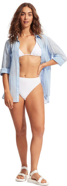SEAFOLLY Breeze Beach Shirt SEAFOLLY Denim S