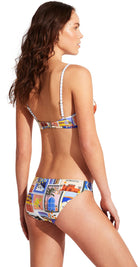 SEAFOLLY OnVacation Drawstring Neck Bralette Bikini SEAFOLLY