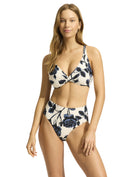 SEAFOLLY Rococo High Waisted Pant Bikini SEAFOLLY Black 36