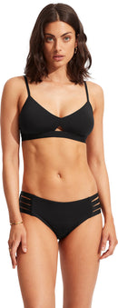 SEAFOLLY S.Collective Hybrid Bralette Black Bikini SEAFOLLY