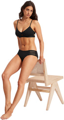 SEAFOLLY S.Collective Multi Strap Hipster Pant Black Bikini SEAFOLLY