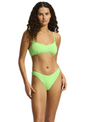 SEAFOLLY Sea Dive Bralette Bikini SEAFOLLY Summer Green 36