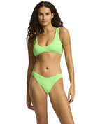 SEAFOLLY SeaDive Multi Fit Longline Top Bikini SEAFOLLY Summer Green 36