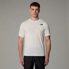 THE NORTH FACE M FOUNDATION MOUNTAINS FACES T WHITE DUNE Wandershirts /-hemden THE NORTH FACE
