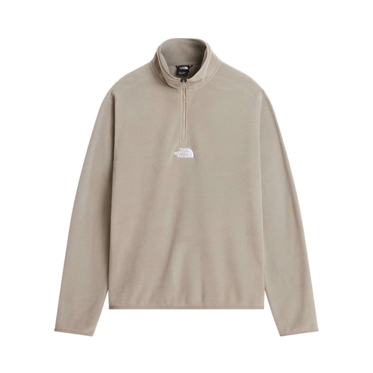 THE NORTH FACE M GLACIER 1/4 ZIP - EMBROIDERED LOGO Fleecejacken & Pullover THE NORTH FACE Stone Slab S