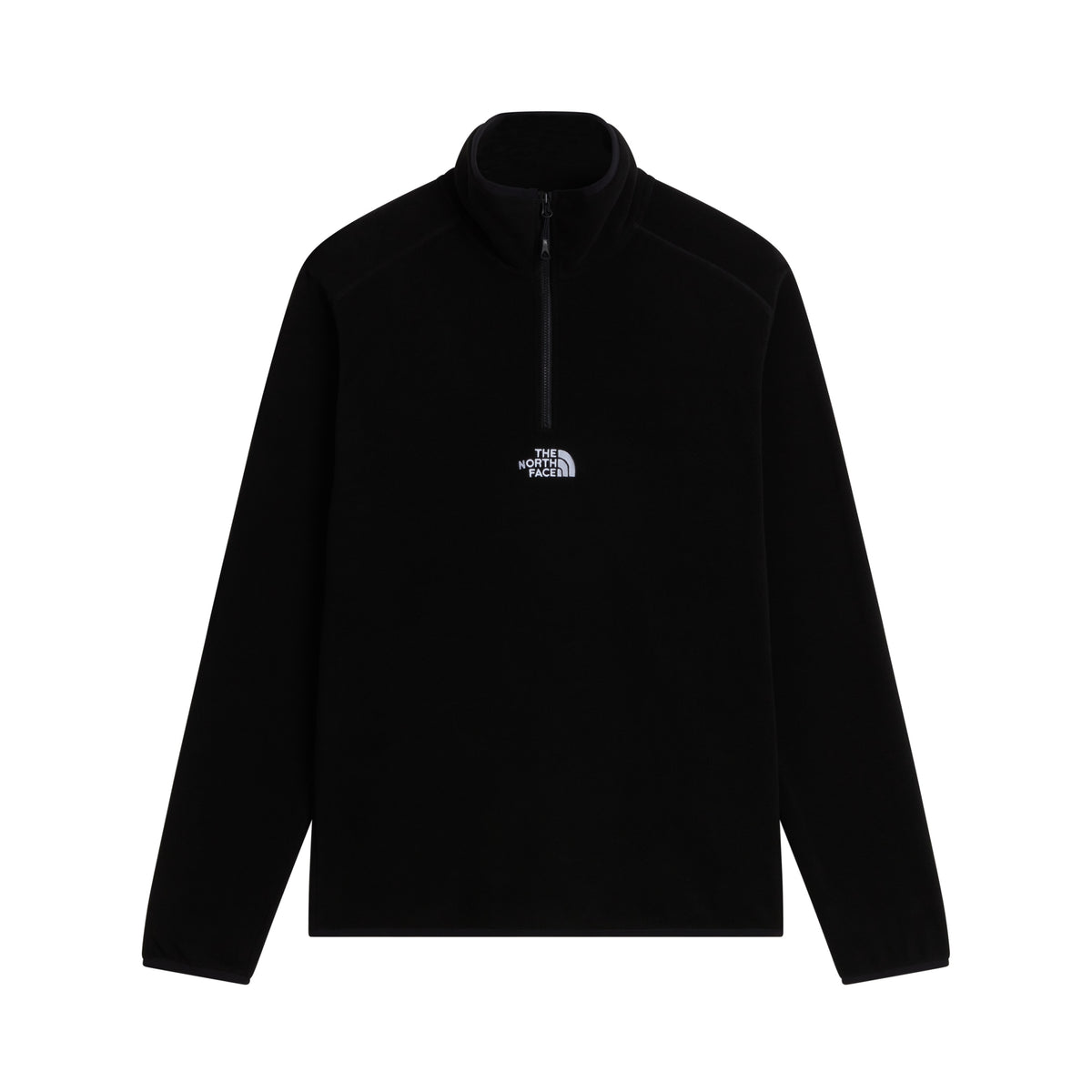THE NORTH FACE M GLACIER 1/4 ZIP - EMBROIDERED LOGO Fleecejacken & Pullover THE NORTH FACE TNF BLACK S