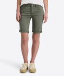 TIMEZONE Slim NaliTZ Short Hosen TIMEZONE Olive Overdye Leaf 25