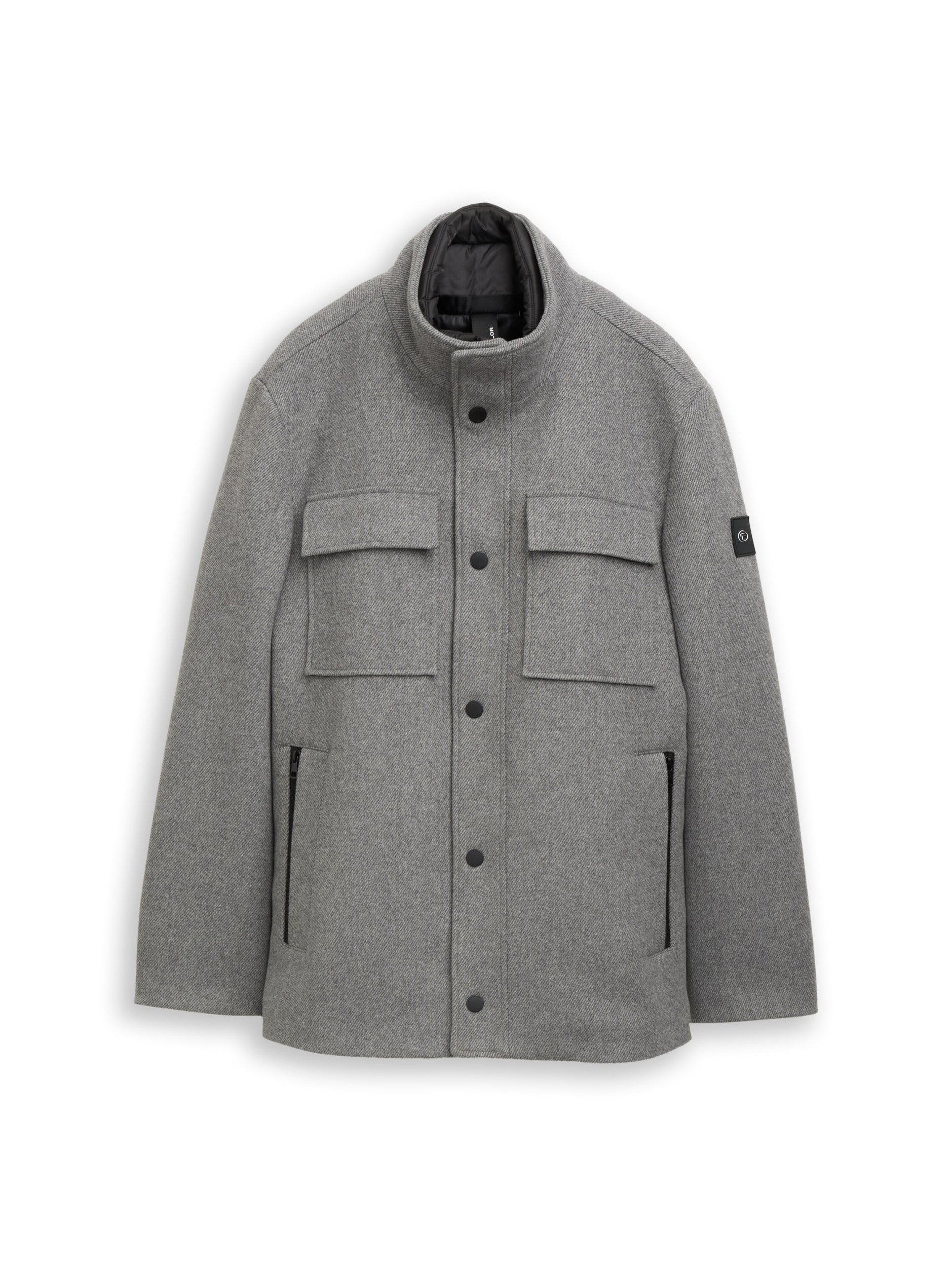 TOM TAILOR CASUAL MEN 2 in 1 wool jacket Freizeitjacken TOM TAILOR CASUAL MEN 30507 S