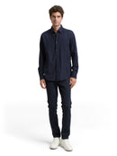 TOM TAILOR CASUAL MEN fitted structured strech shirt Freizeitshirts /-hemden TOM TAILOR CASUAL MEN