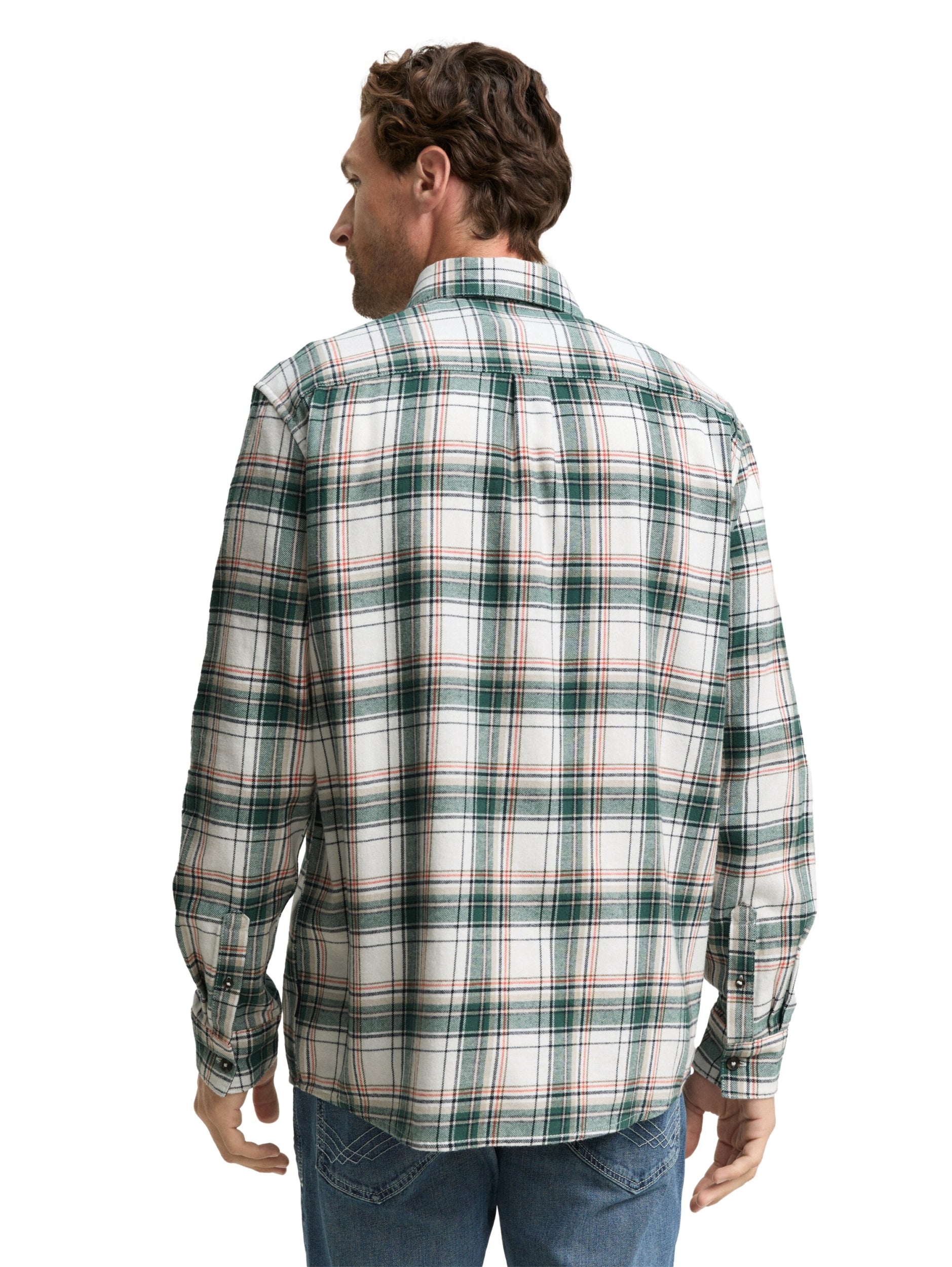 TOM TAILOR CASUAL MEN comfort checked shirt Freizeitshirts /-hemden TOM TAILOR CASUAL MEN